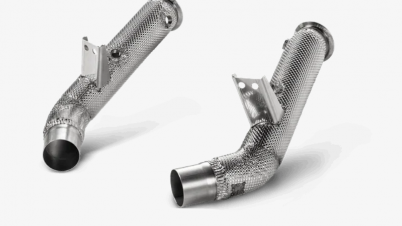 Photo of Akrapovic Catless Downpipes Set for the Alfa Romeo Giulia Quadrifoglio - Image 1